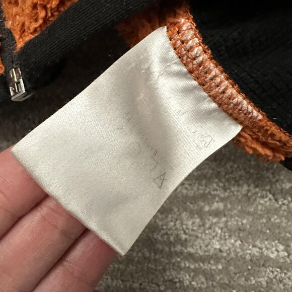 Montura Jacket Mens XL Orange Fleece Full Zip Stand Collar Hiking Outdoor - Picture 12 of 16